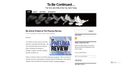 Desktop Screenshot of continuationism.com